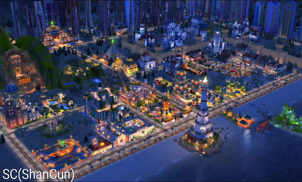 simcity,模拟城市,设计挑战(主题:history of city)