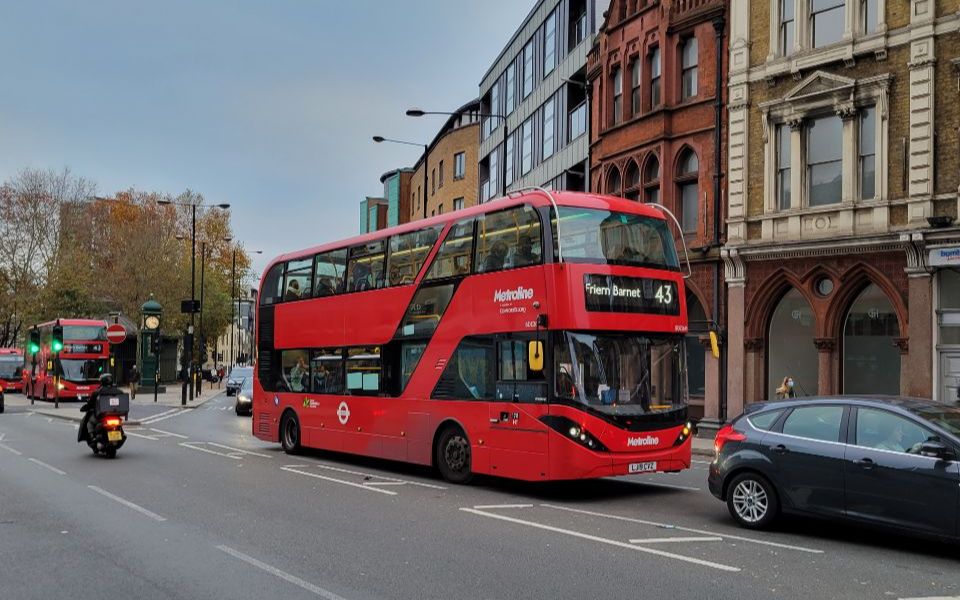 【他乡夜色】伦敦公交17路 拱门-伦敦桥总站 全程前方第一视角展望
