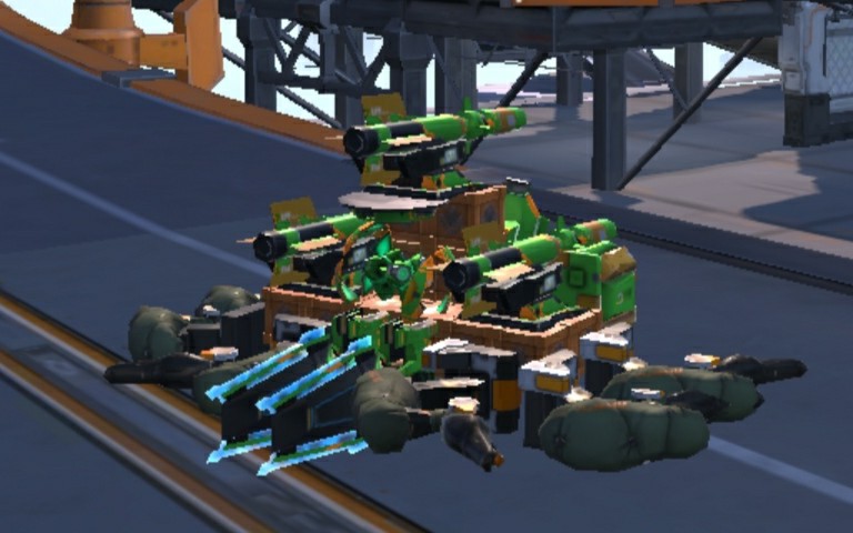 重装上阵风火山林第四期林林中鸟三发导弹的远程轰炸车