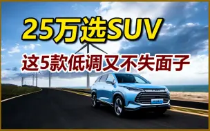 Tải video: 盘点25万左右，低调又不失面子的5款SUV