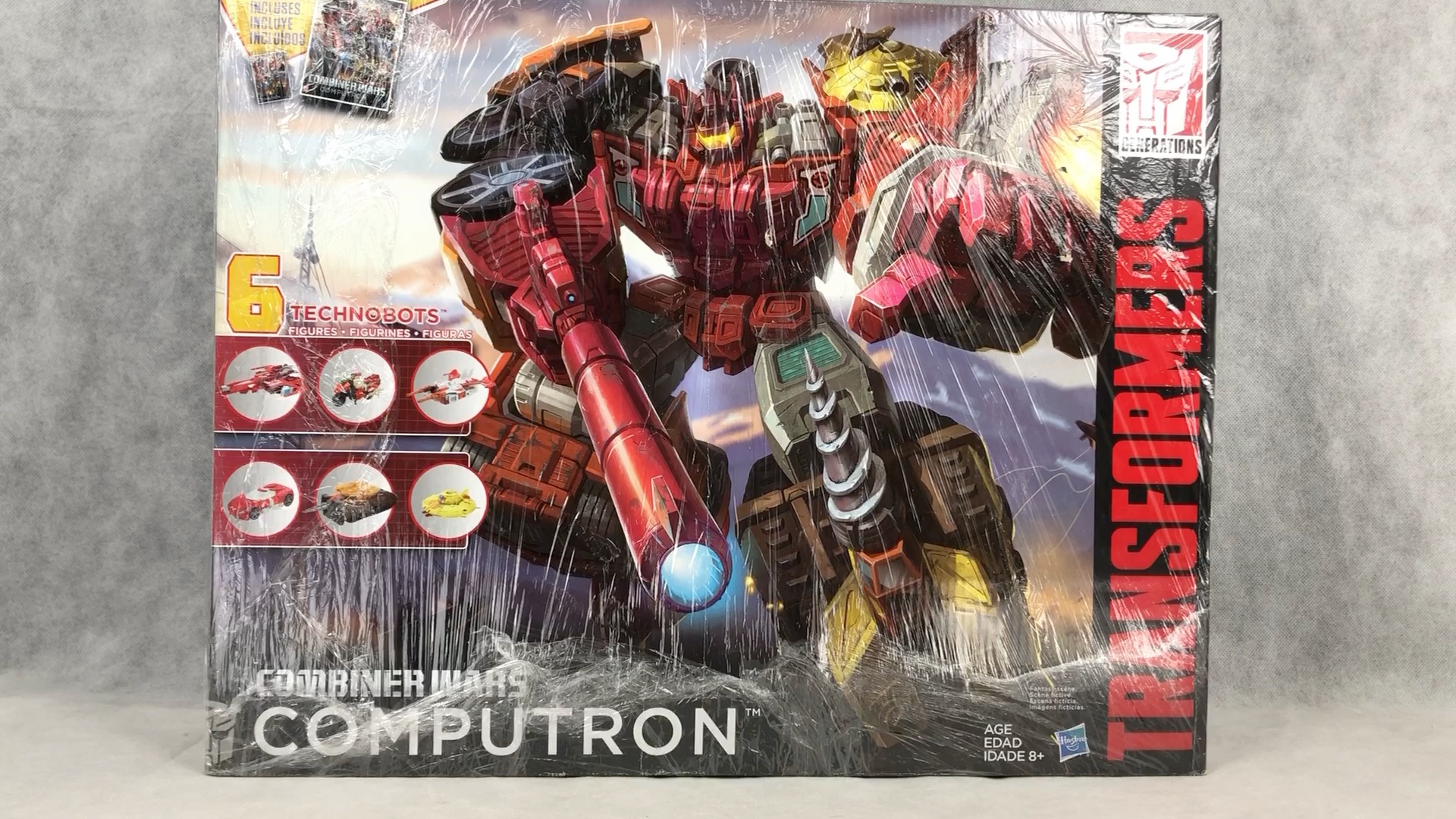 138孩之宝变形金刚组合战争计算王礼盒漂亮的颜色无变形聊天