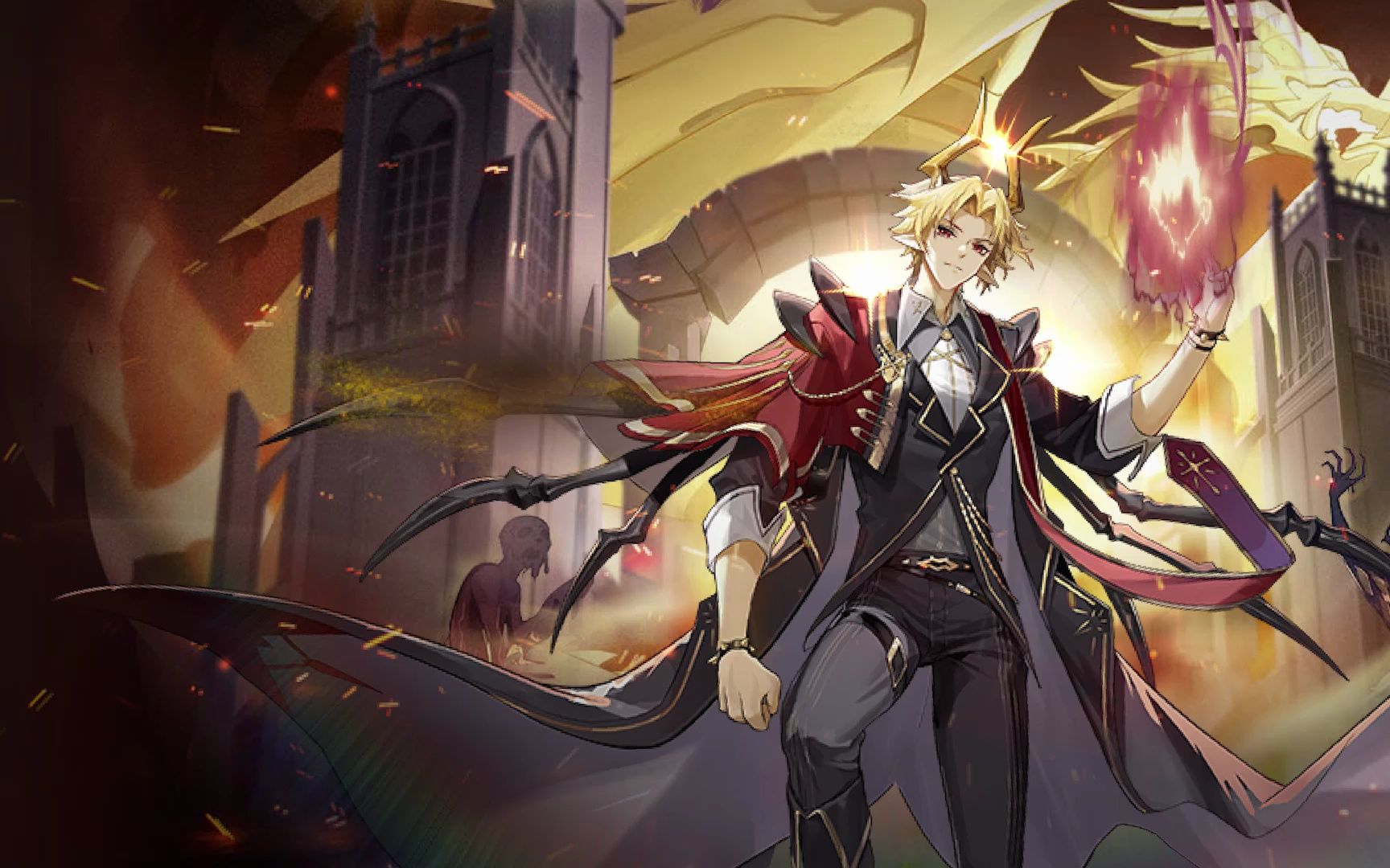 【奥奇传说动效壁纸/h5】蚀血烁刃·黄金