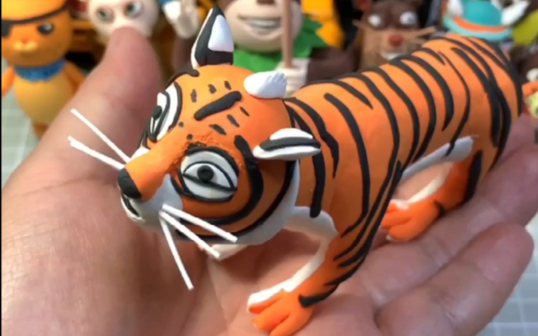 活动  【超轻粘土】熊出没～虎妞(老虎)超轻粘土视频教程