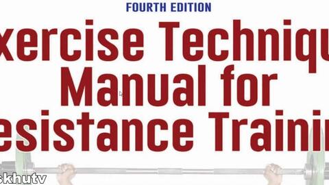 Exercise Technique Manual for Resistance Training: NSCA -National