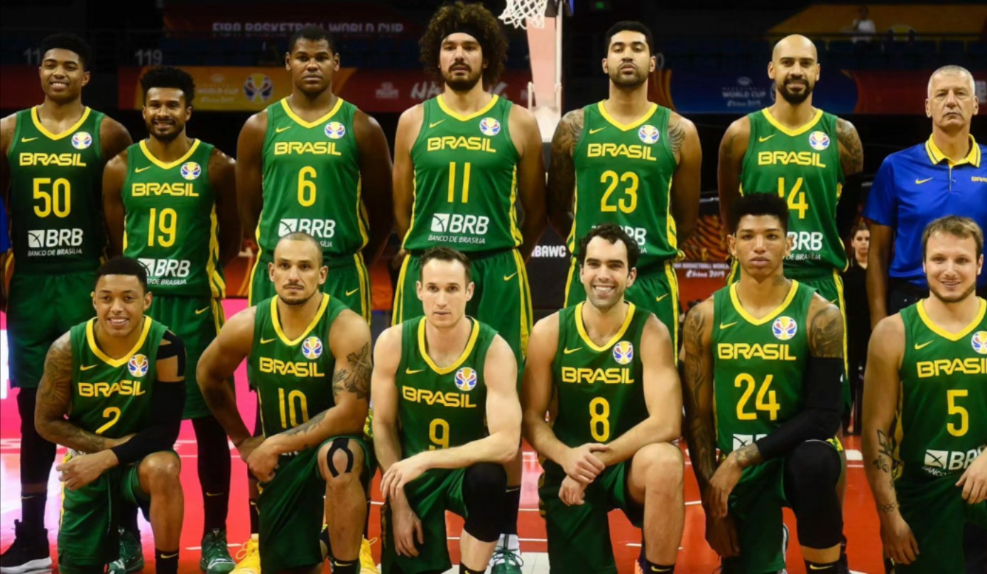 巴西男篮vs德国男篮!#篮球