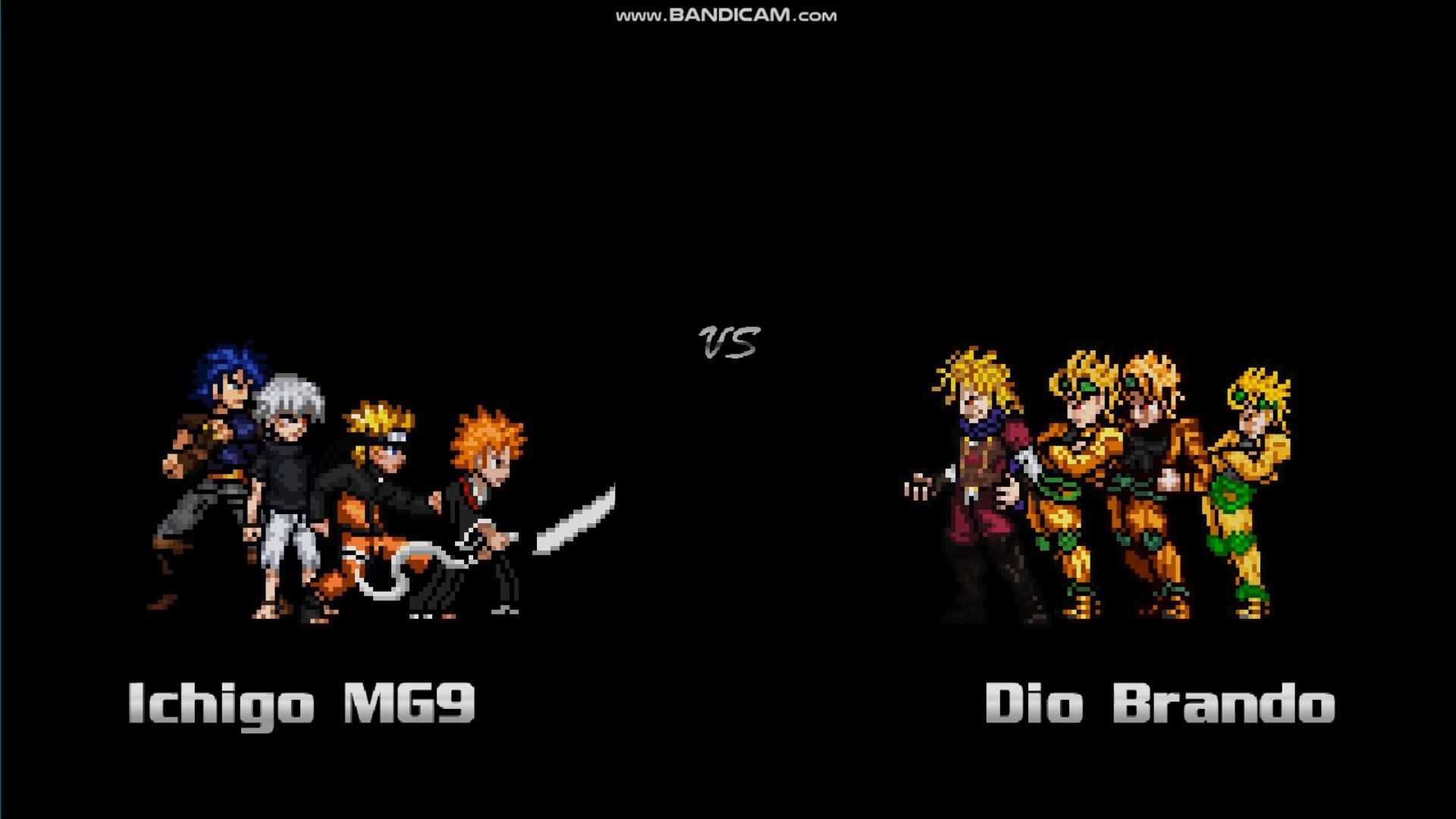 【電子鬥蛐蛐】主角隊 vs dio隊【mugen/lkemen go】