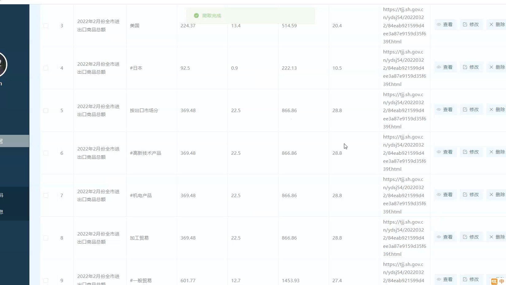 计算机毕业设计之 python上海物流进出口数据可视化系统 计算机毕业设计选题推荐 计算机毕设 计算机毕业设计 计算机毕设选题推荐哔哩哔哩bilibili