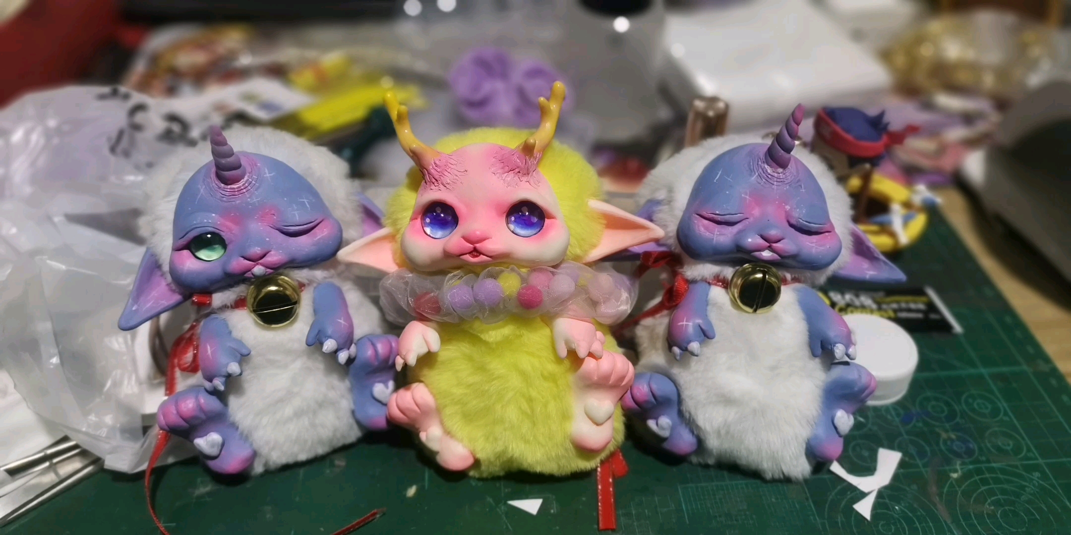 幻想生物 玩偶手作 太可爱了!来不及拍照了!