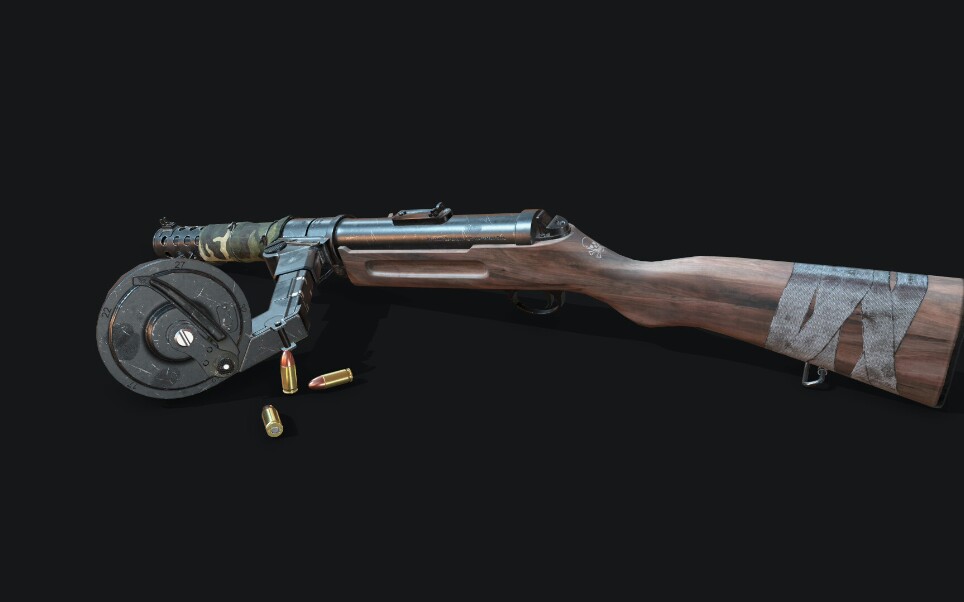 【废土朋克】辐射mp18冲锋枪_哔哩哔哩_bilibili