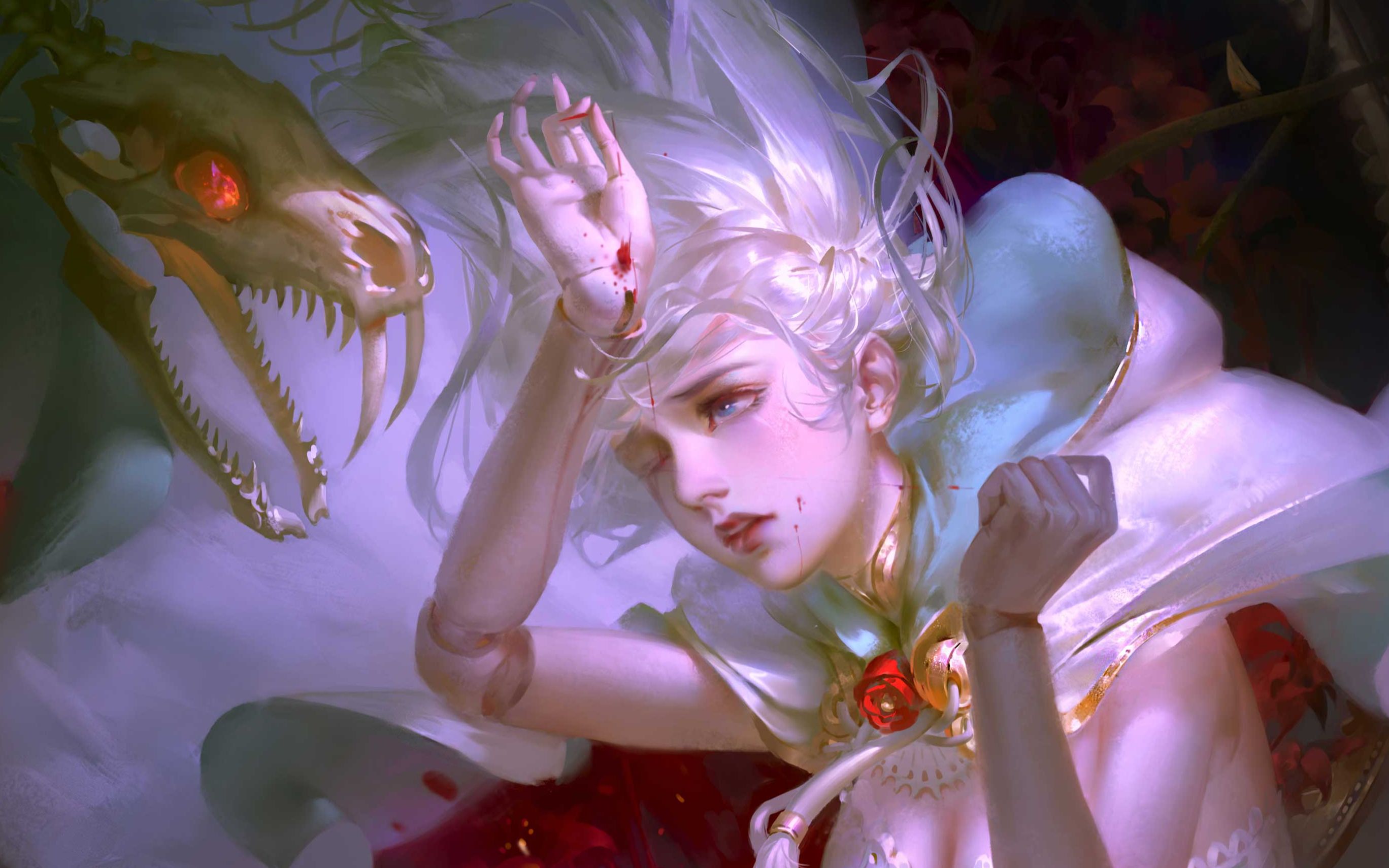 【板绘】神明坠落人间,魔鬼控制身体