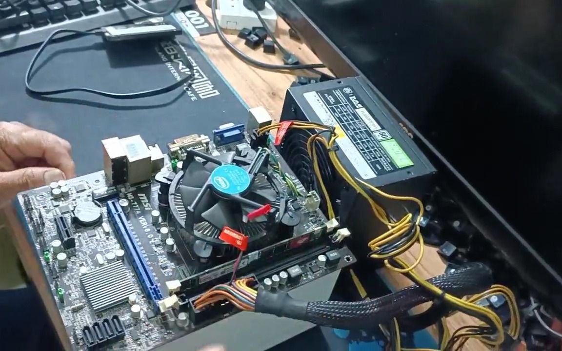 台数电脑电源安装