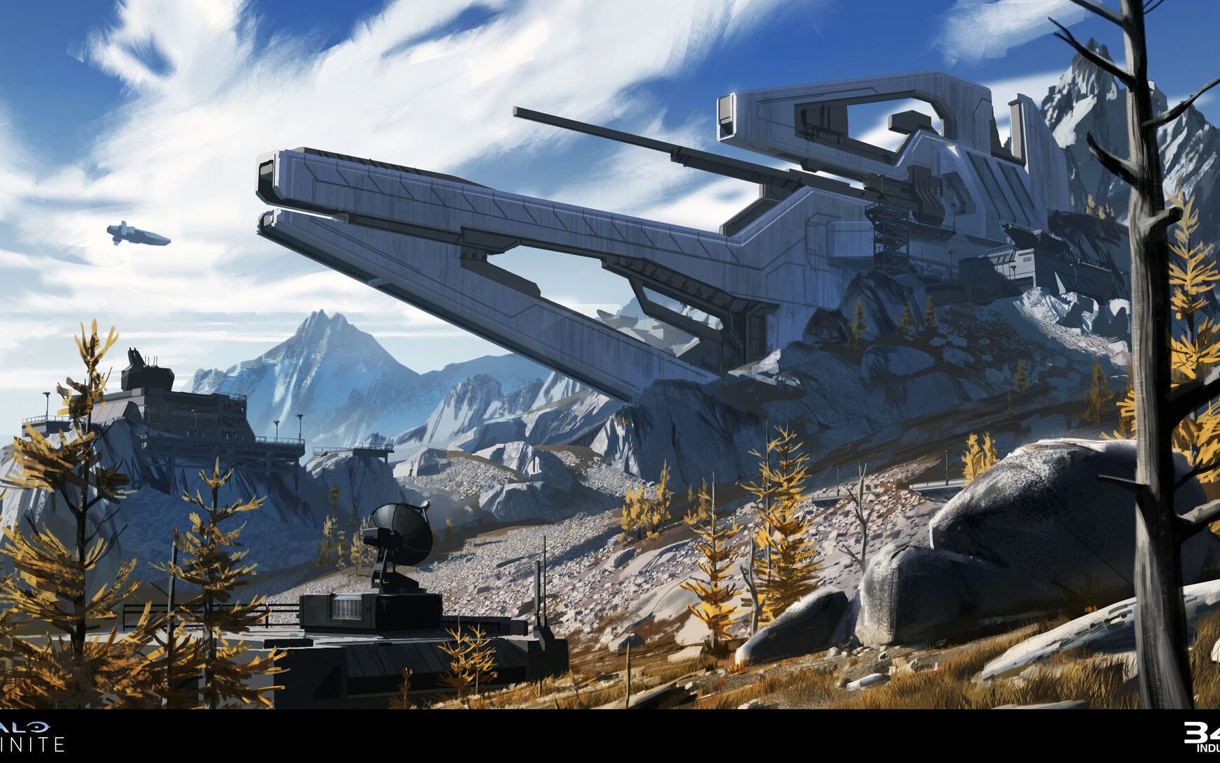 《光环:无限》——游戏场景概念设计欣赏