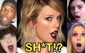 Download Video: 【反应向】当Youtube网红们听到Taylor Swift在歌里唱“Sh*t”的反应，真的是很震惊了，我第一次听也被吓到！