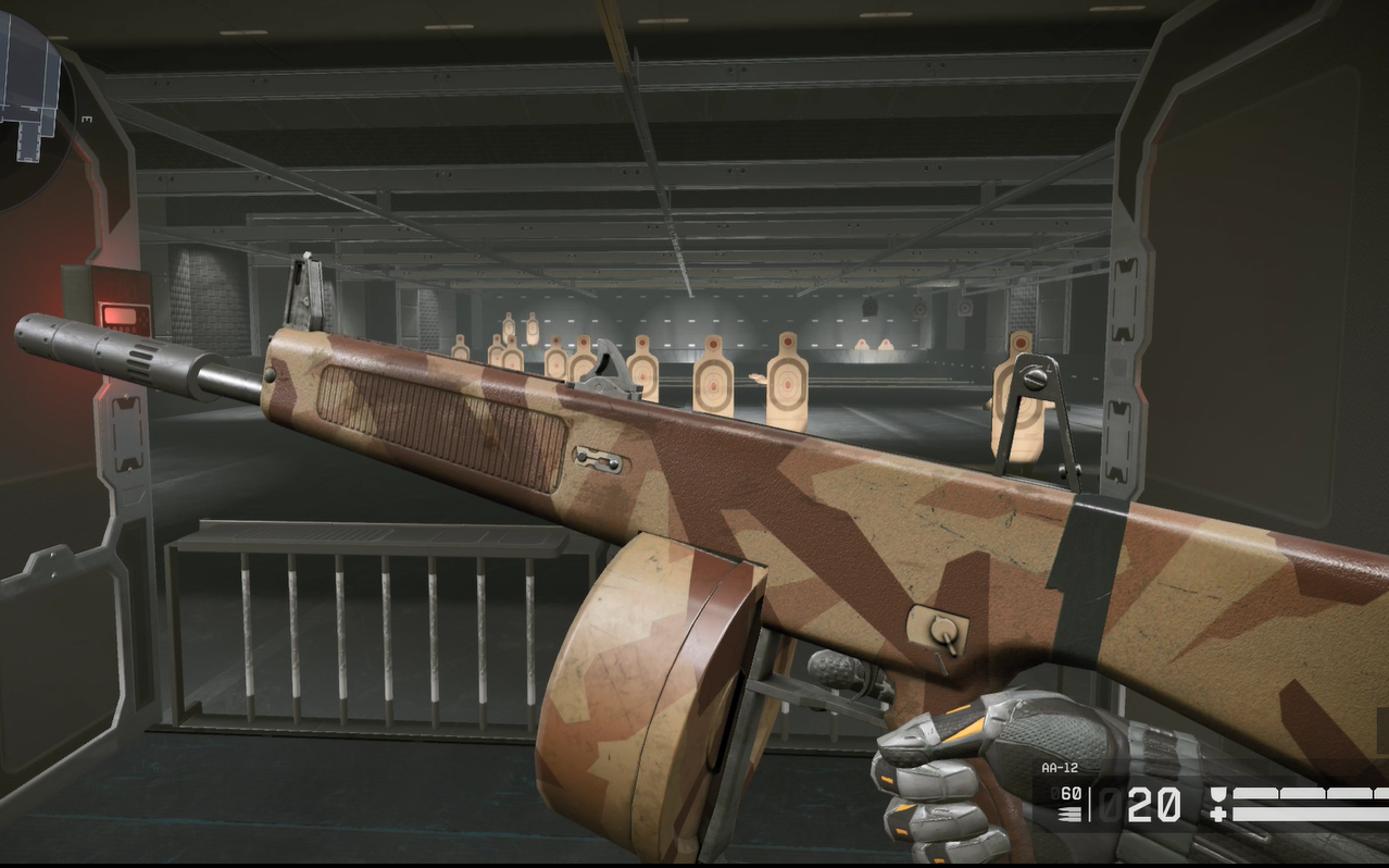 战争前线外观霸气却没卵用的霰弹枪aa12霰弹枪简单预览