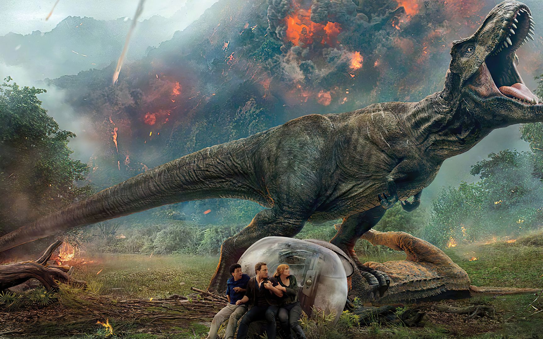 七分钟带你看完《侏罗纪世界2》,人造恐龙再次升级,恐龙大战
