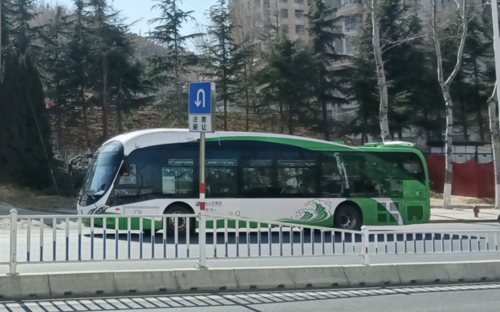 【云乘车】烟台公交1路孙家滩方向乘坐记录