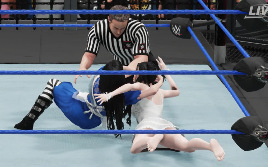 [图]女神们的六人密室牢笼赛看看你喜欢的选手能不能拿冠军WWE2K18