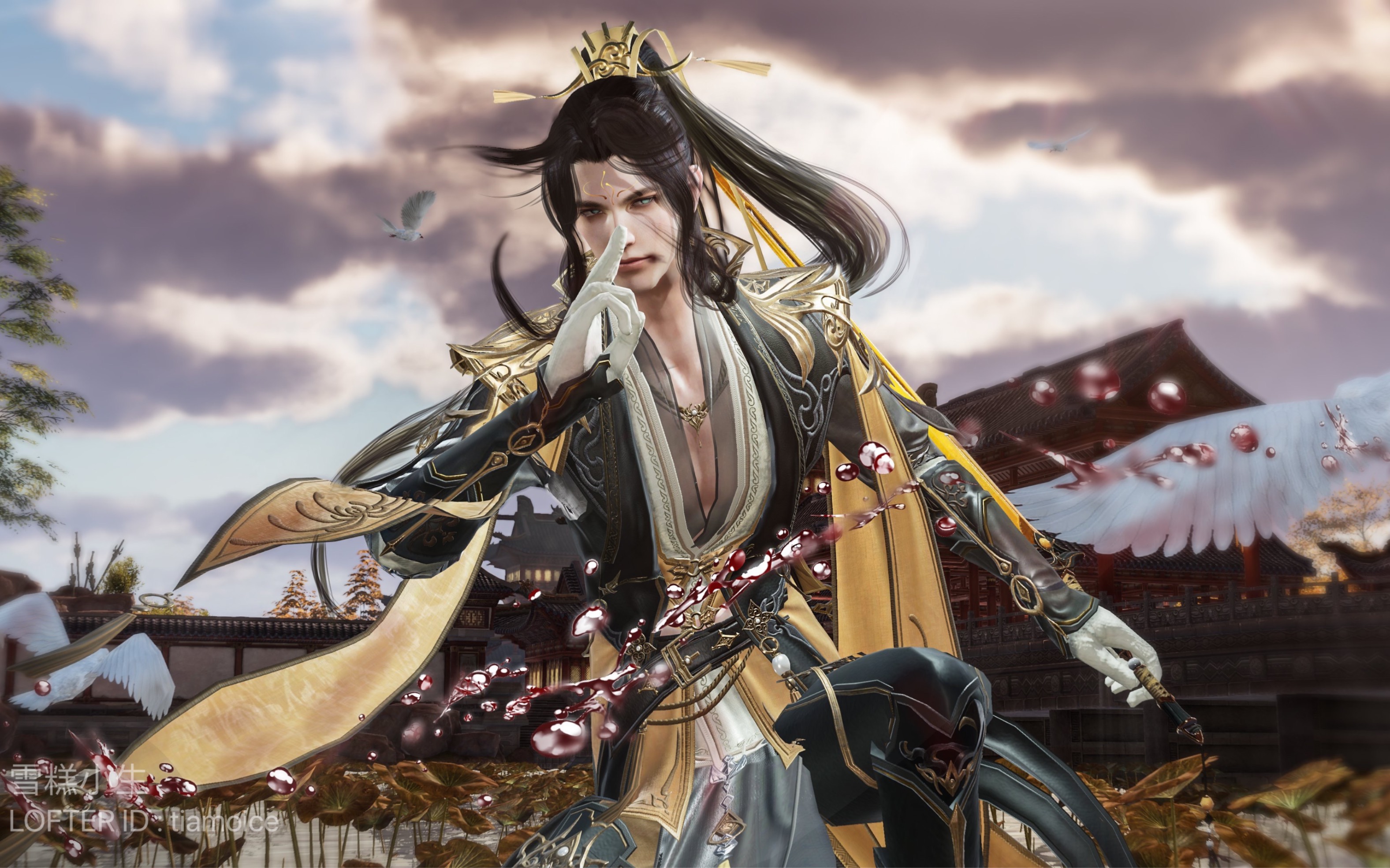 [剑网三]来看晓天二少滑冰吧