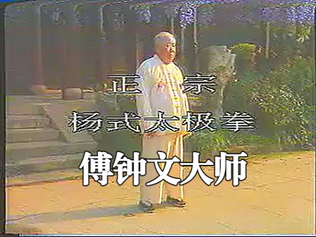 傅钟文.Fu Zhongwen正宗杨式太极拳85式.Authentic Yang Style Taijiquan 85 Movements(式名+口令+全网最哔哩哔哩bilibili