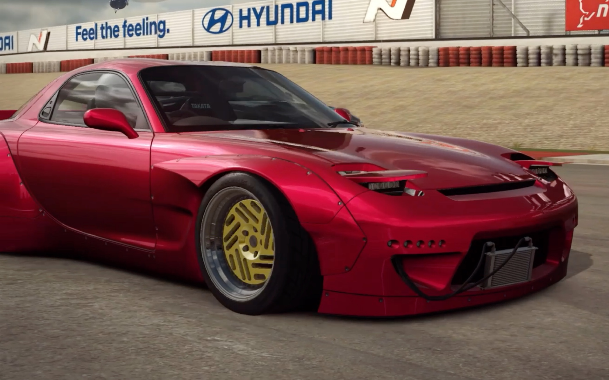 csr2:轮毂很怪?喜提马自达rx-7 rocket bunny改装版!