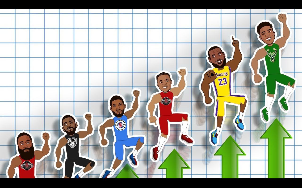 【nba对比动画】21位垂直弹跳最高的nba球星