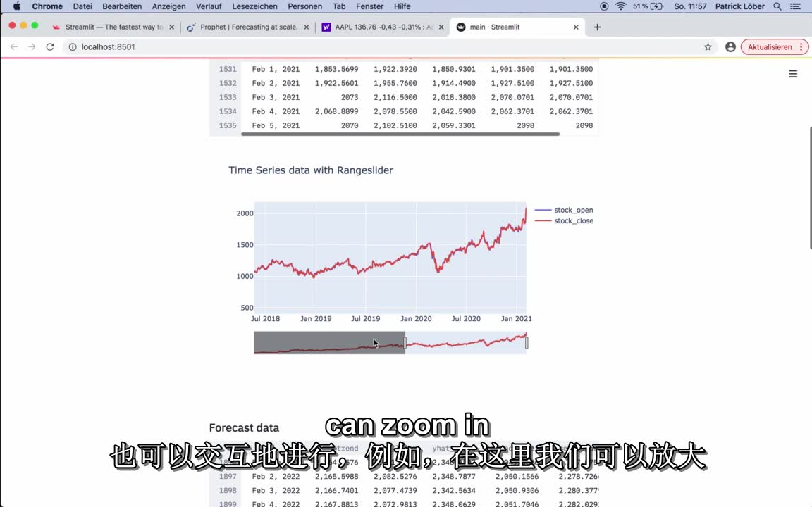 使用python建立一个股票预测网页app哔哩哔哩bilibili