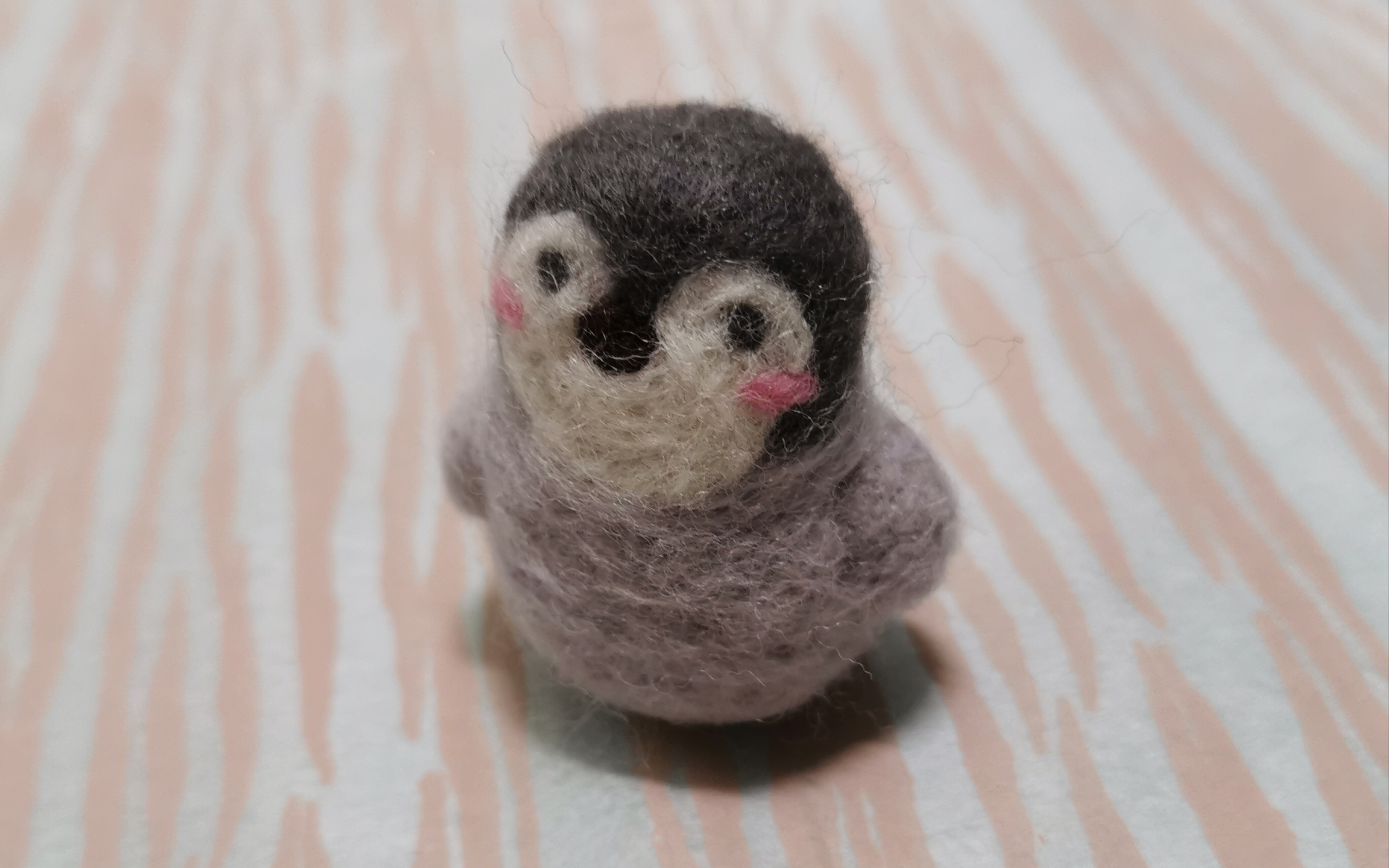 【羊毛毡】【戳戳乐】【企鹅】奇怪的企鹅