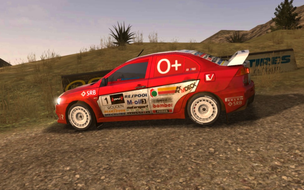 rush rally 3 三菱lancer evolution r 芬兰赛道1_哔哩哔哩_bilibili