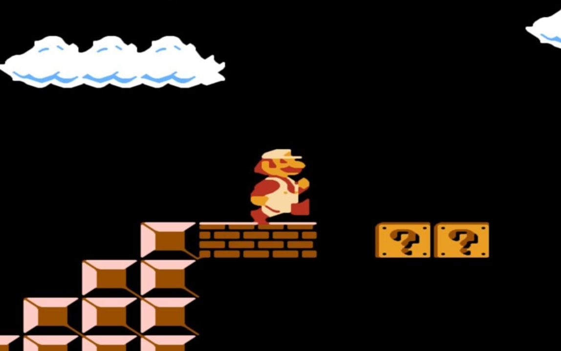 那时用电视机玩的游戏!超级玛丽,关卡6-1