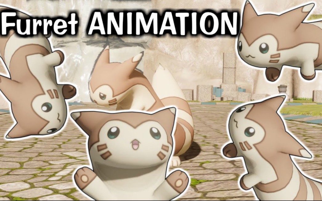 【宝可梦】游戏里大尾立所有动作动画预览