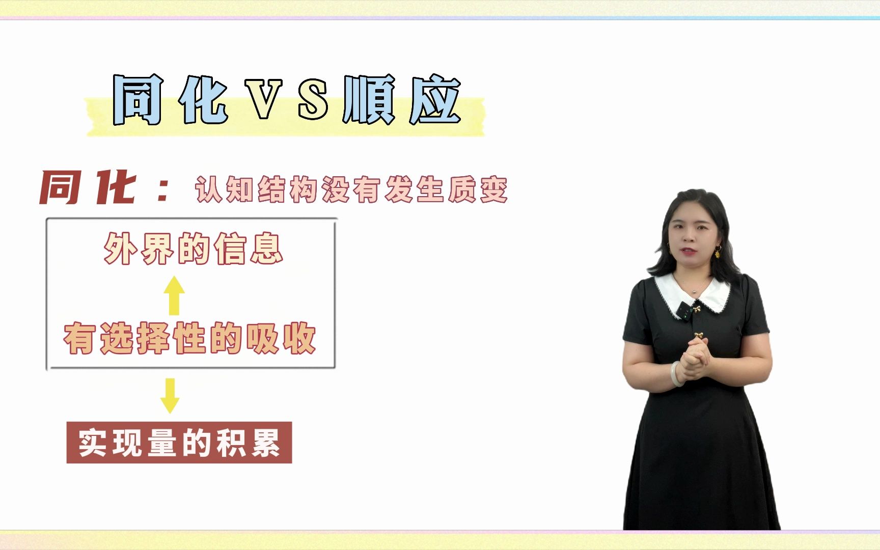 易混知识点(同化和顺应)0814李璐哔哩哔哩bilibili