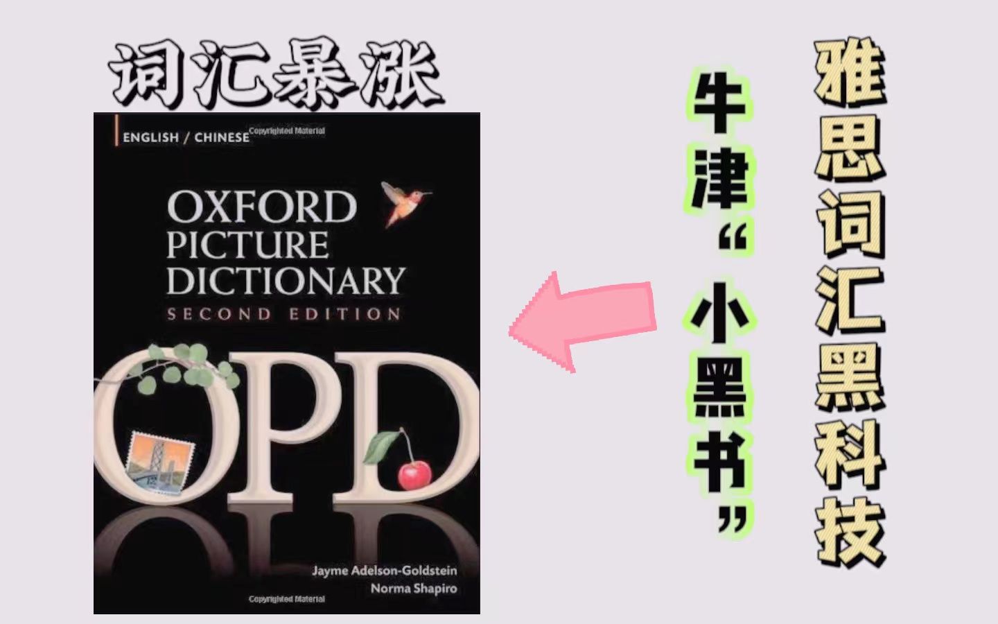 [图]雅思“黑书”最新版来袭！！词汇暴涨！《Oxford Picture Dictionary》搞定雅思词汇板块