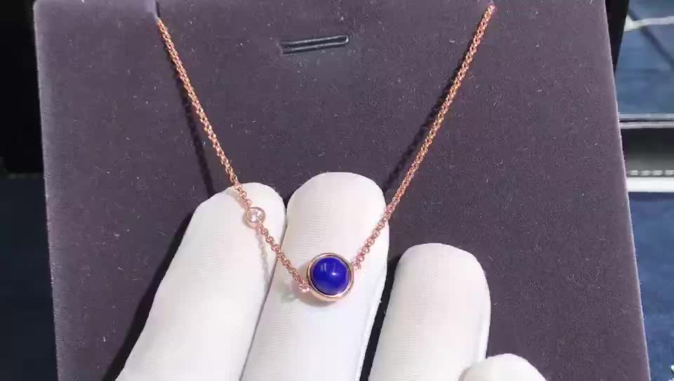 伯爵青金石地球仪新款项链定制【世纪珠宝定制】_哔哩哔哩_bilibili