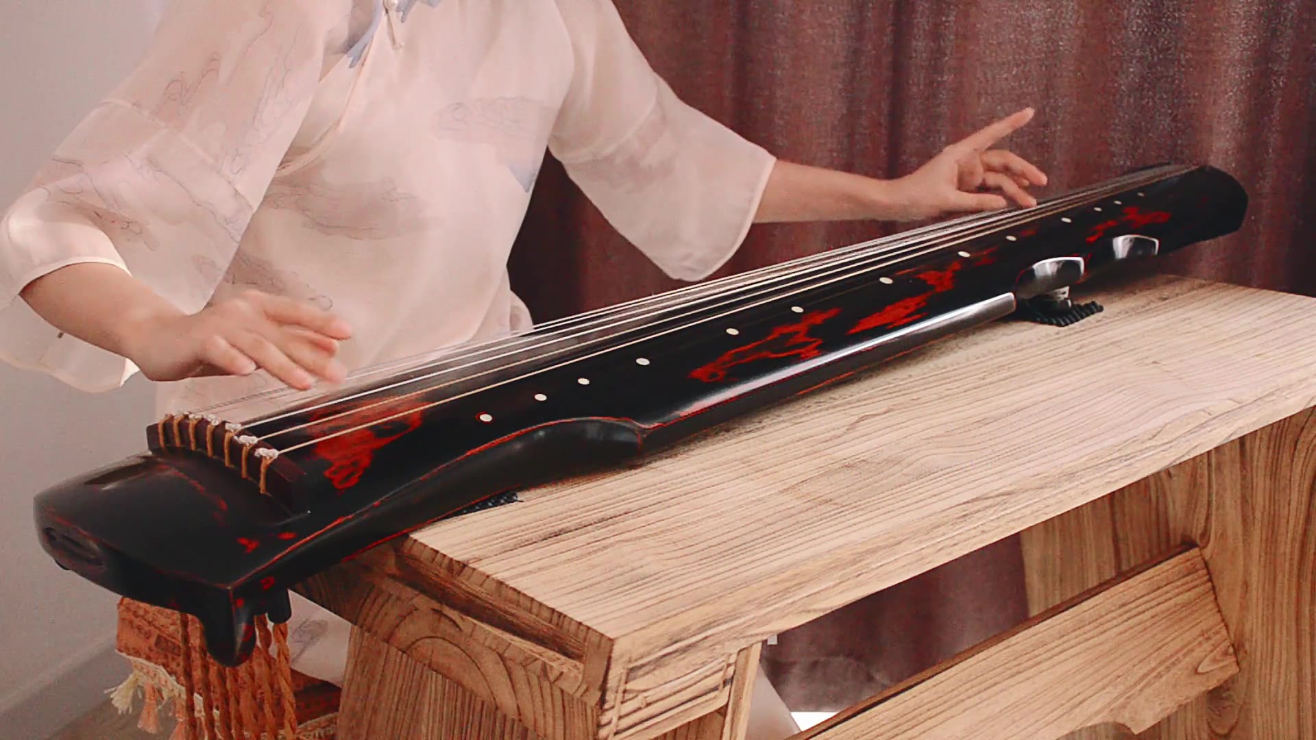 古琴练习山水情