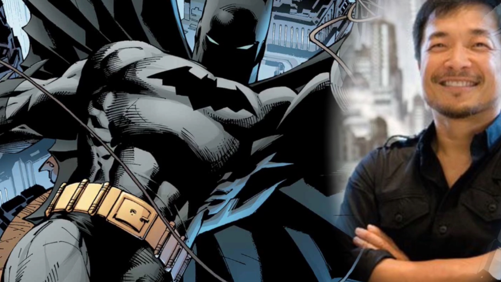 美籍韩裔漫画家,吉姆·李现场绘制蝙蝠侠_哔哩哔哩 (゜-゜)つロ 干杯