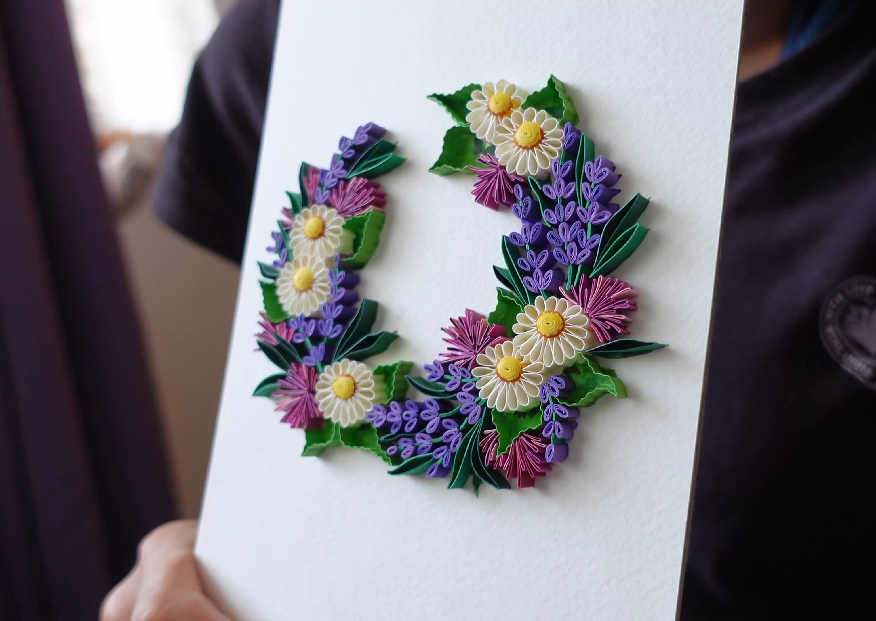 夏日花环衍纸制作教程a summer paper quilling