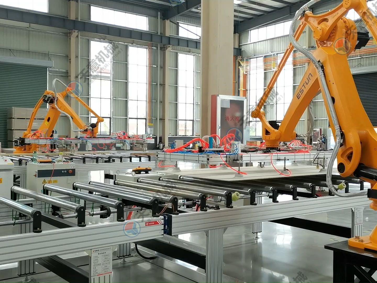 天意机械一体板设备生产线