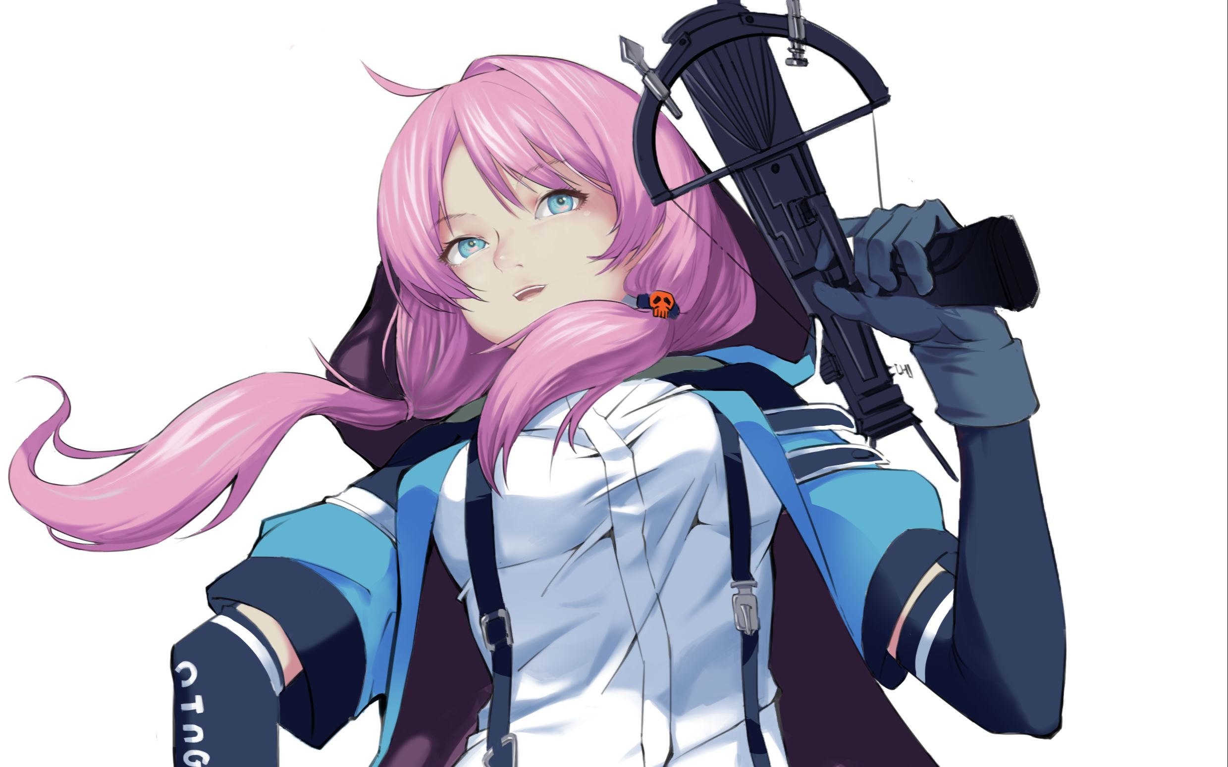 【板绘】明日方舟蓝毒_哔哩哔哩 (゜-゜)つロ 干杯~-bilibili