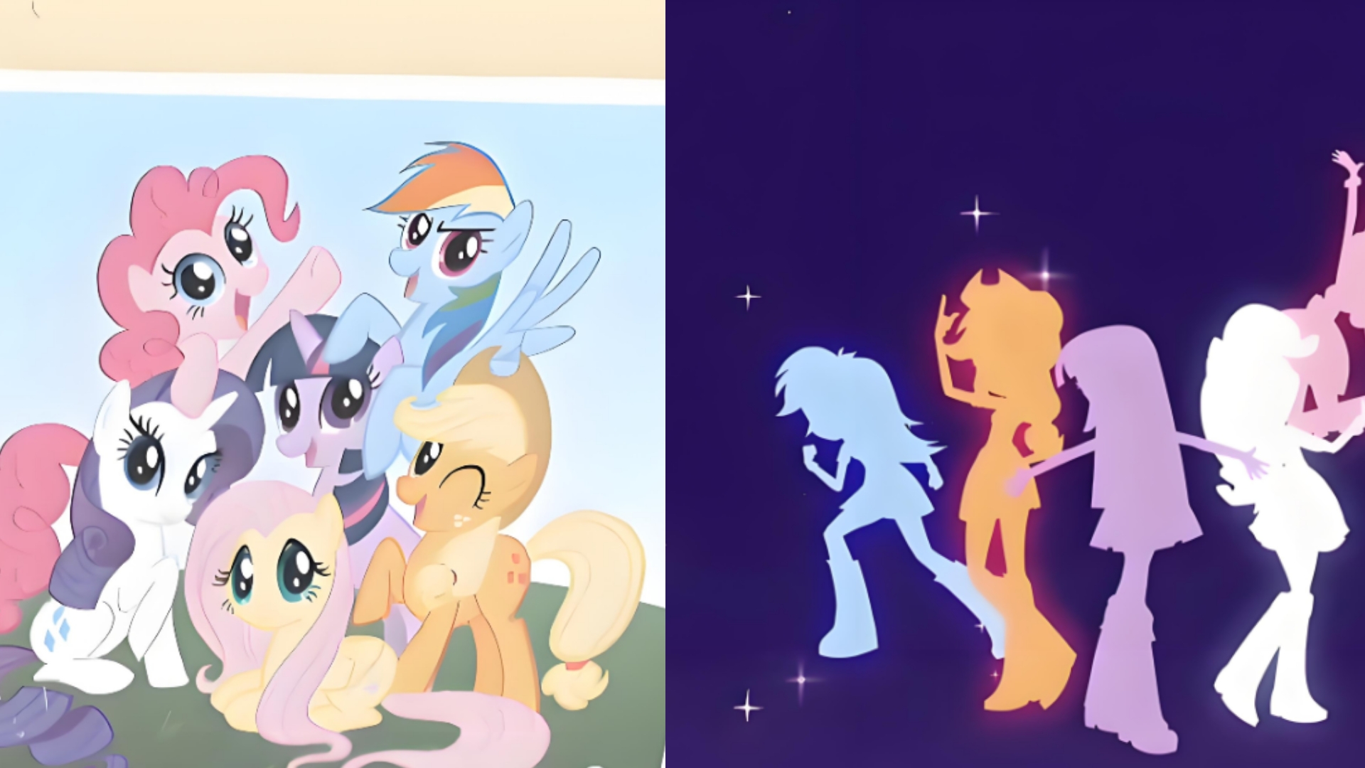 你们是更喜欢小马宝莉还是小马国女孩?