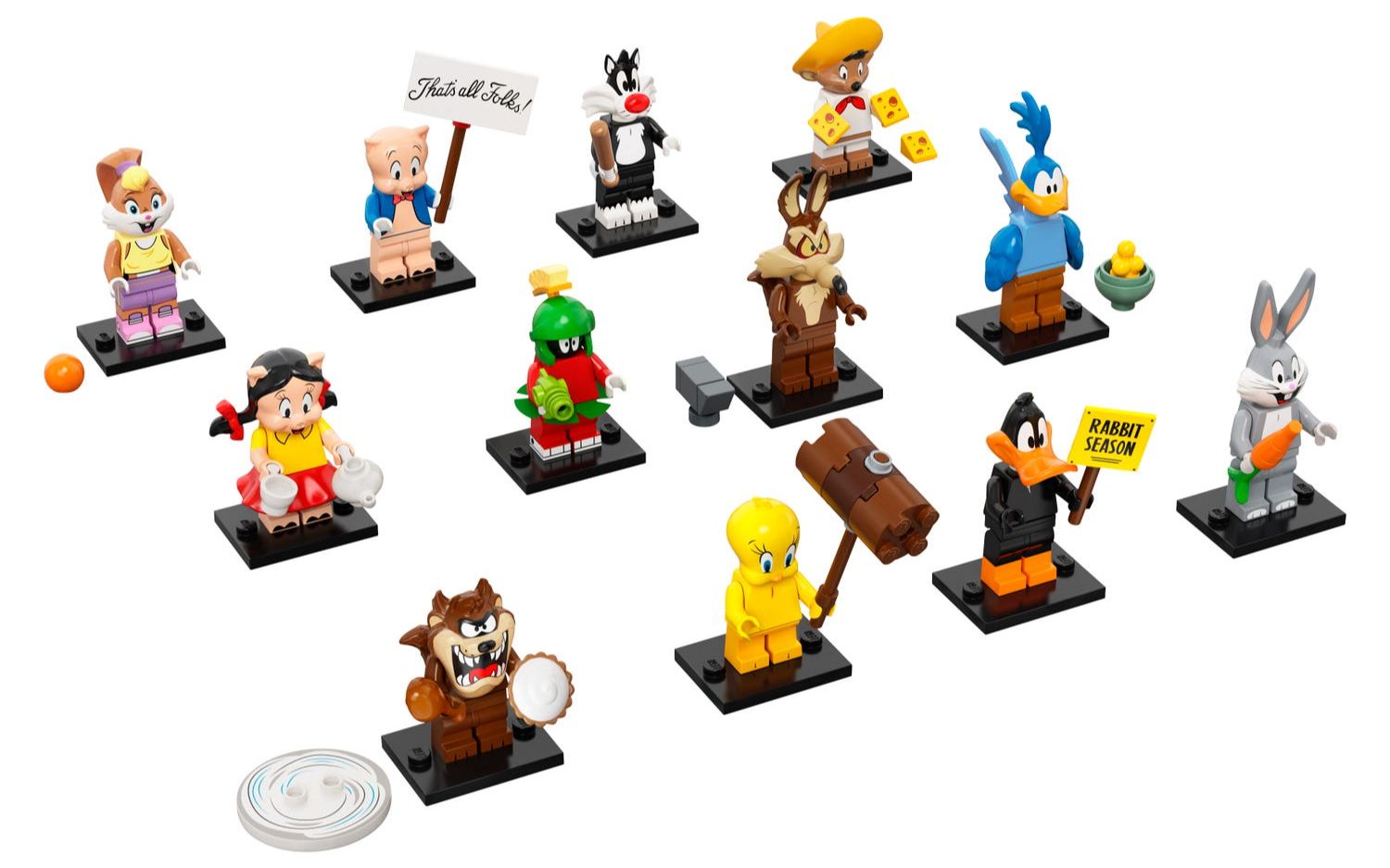 乐高 lego 抽抽乐71030 收藏人仔 第22季 乐一通(兔八哥)2020速拼评测