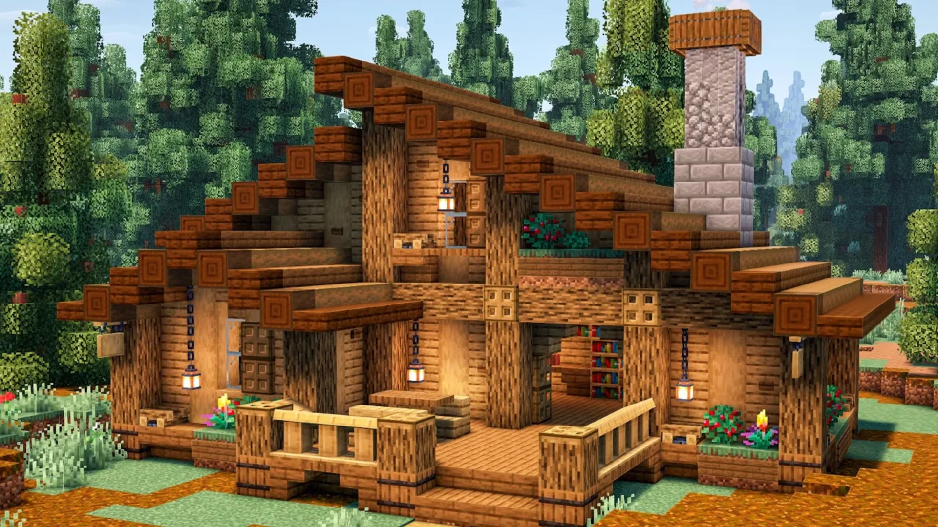 Minecraft:如何建造一个简单的生存屋|小屋教程哔哩哔哩bilibili我的世界教程