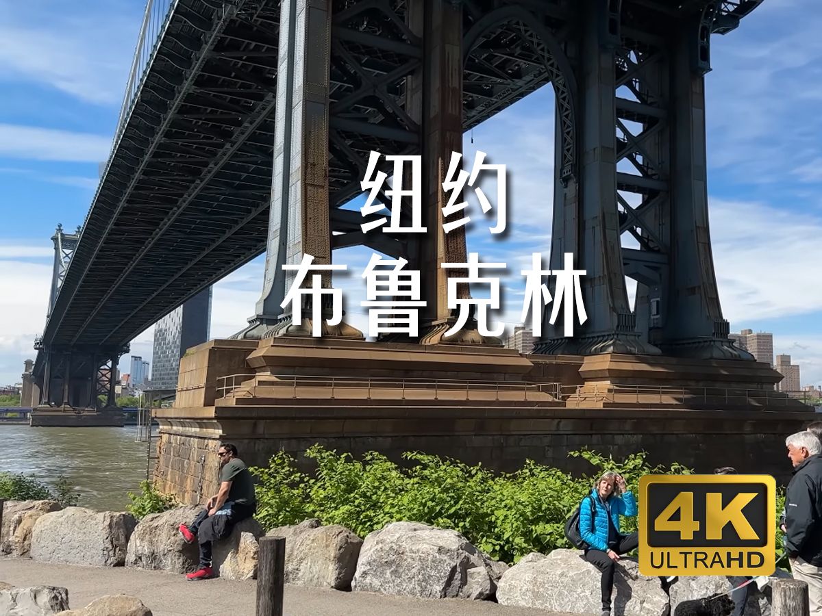 [4K]纽约漫步布鲁克林之旅Dumbo,跳蚤市场,Time Out市场,沉浸体验哔哩哔哩bilibili