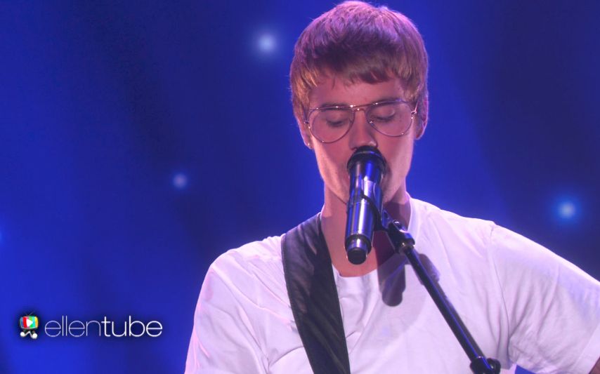 [图]【Justin Bieber】Cold Water(Live at Ellen Show)