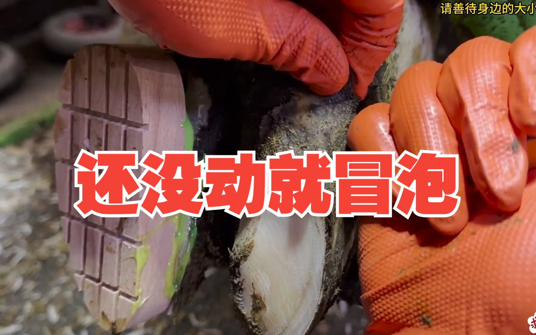 蹄脚刀还没发力,牛蹄子面上的洞已经开始冒泡-生活蘸料-生活蘸料-哔哩哔哩视频