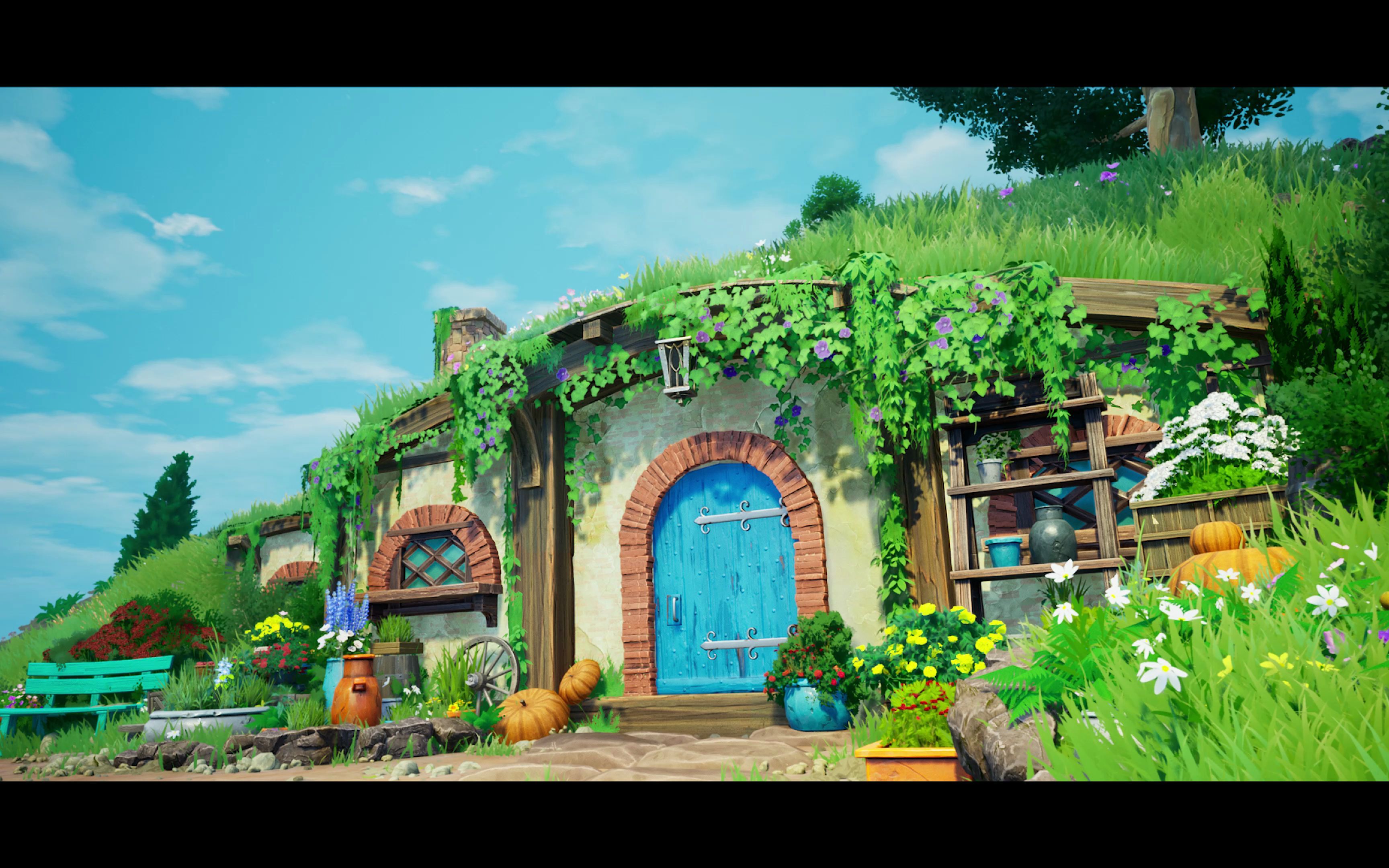 【ue4风格化场景】霍比特人小屋_哔哩哔哩_bilibili