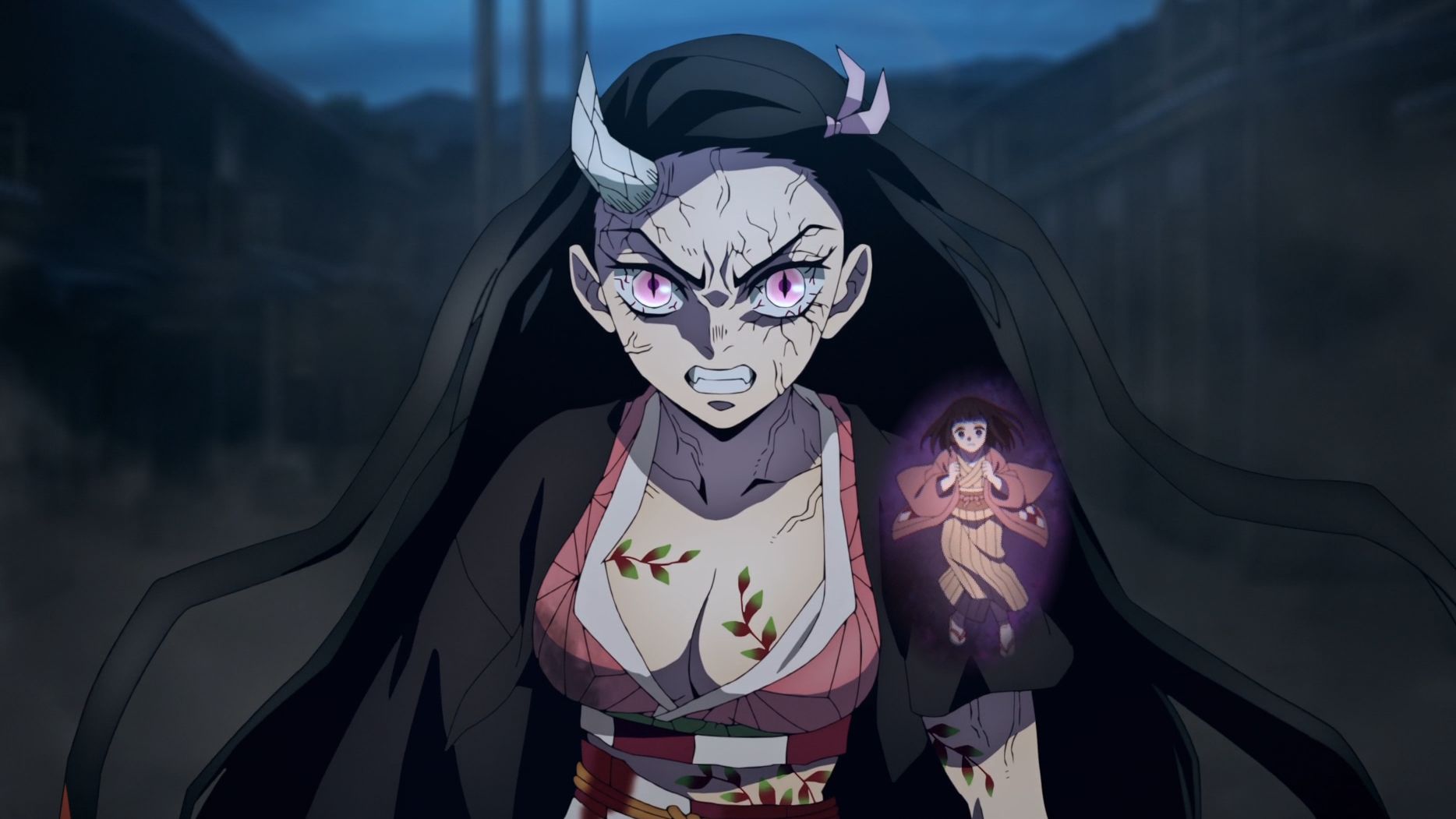 死亡也无法分离的羁绊,鬼后祢豆子愤怒