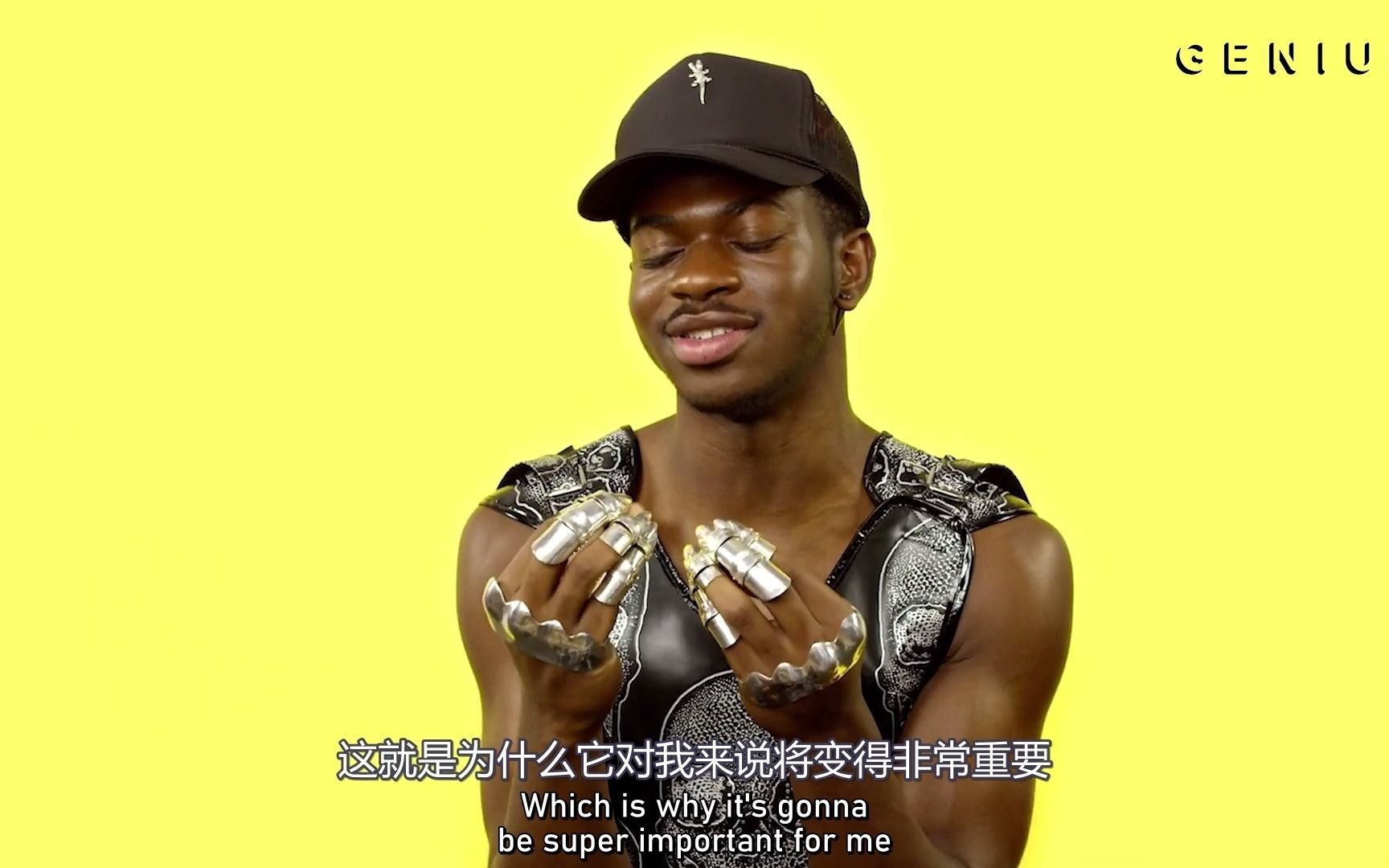 [图]【内嵌双语字幕】Lil Nas X 'Montero(用你的名字呼唤我)'官方歌词和含义（自述）