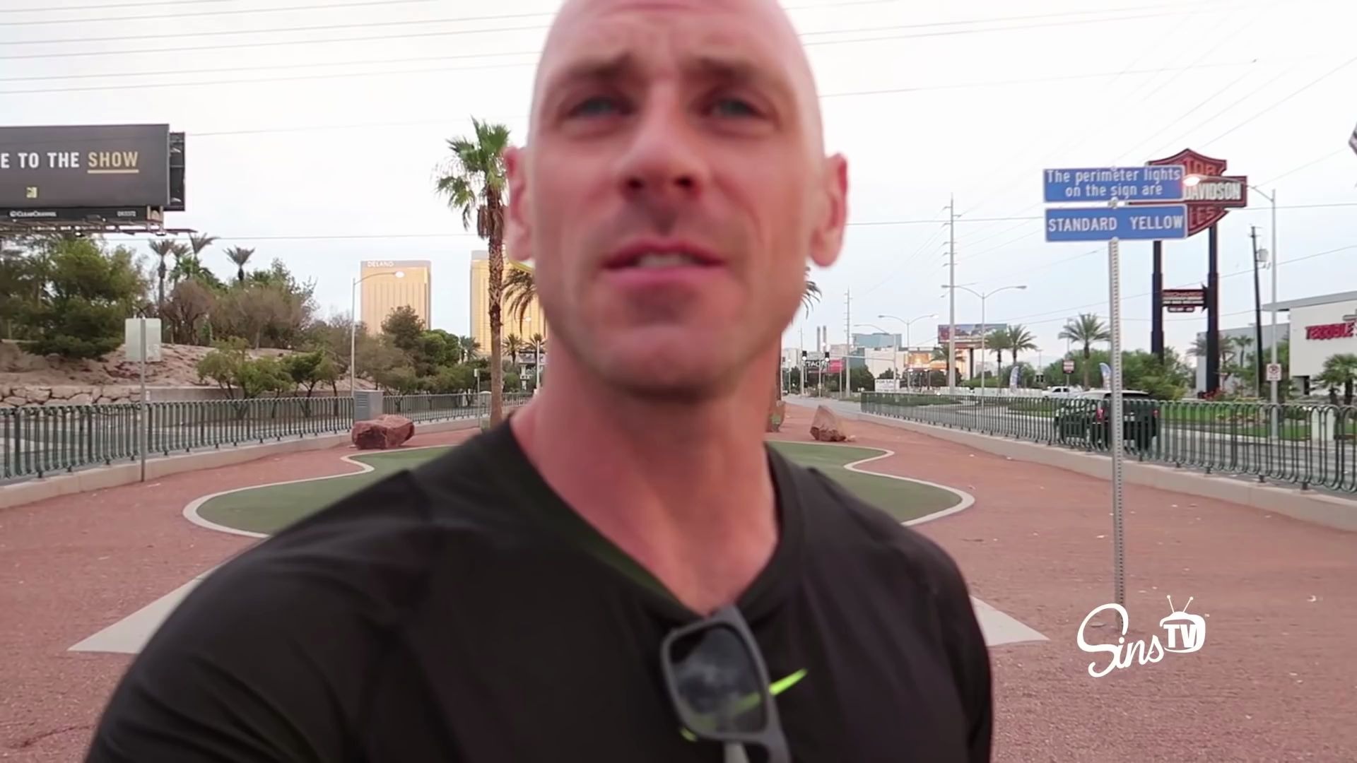 johnny sins - stripping on the vegas strip