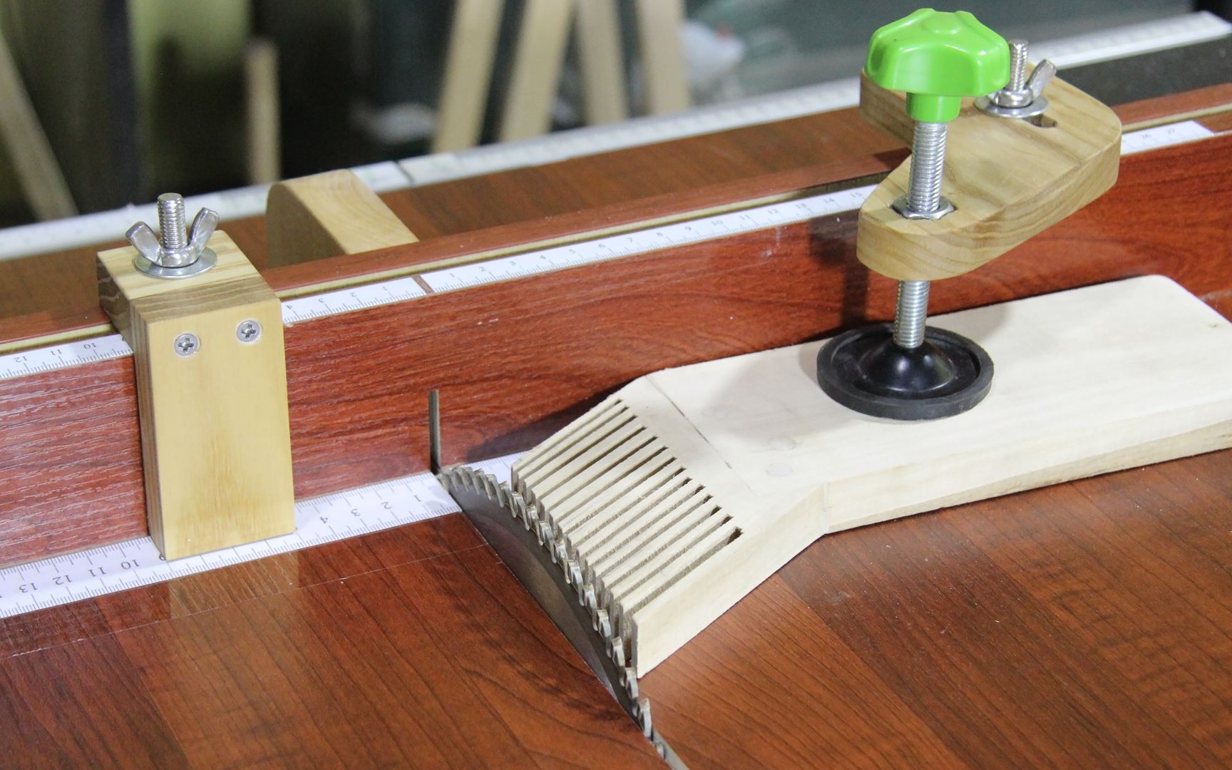 木工台锯辅助神器,木工小哥diy台锯推板2.