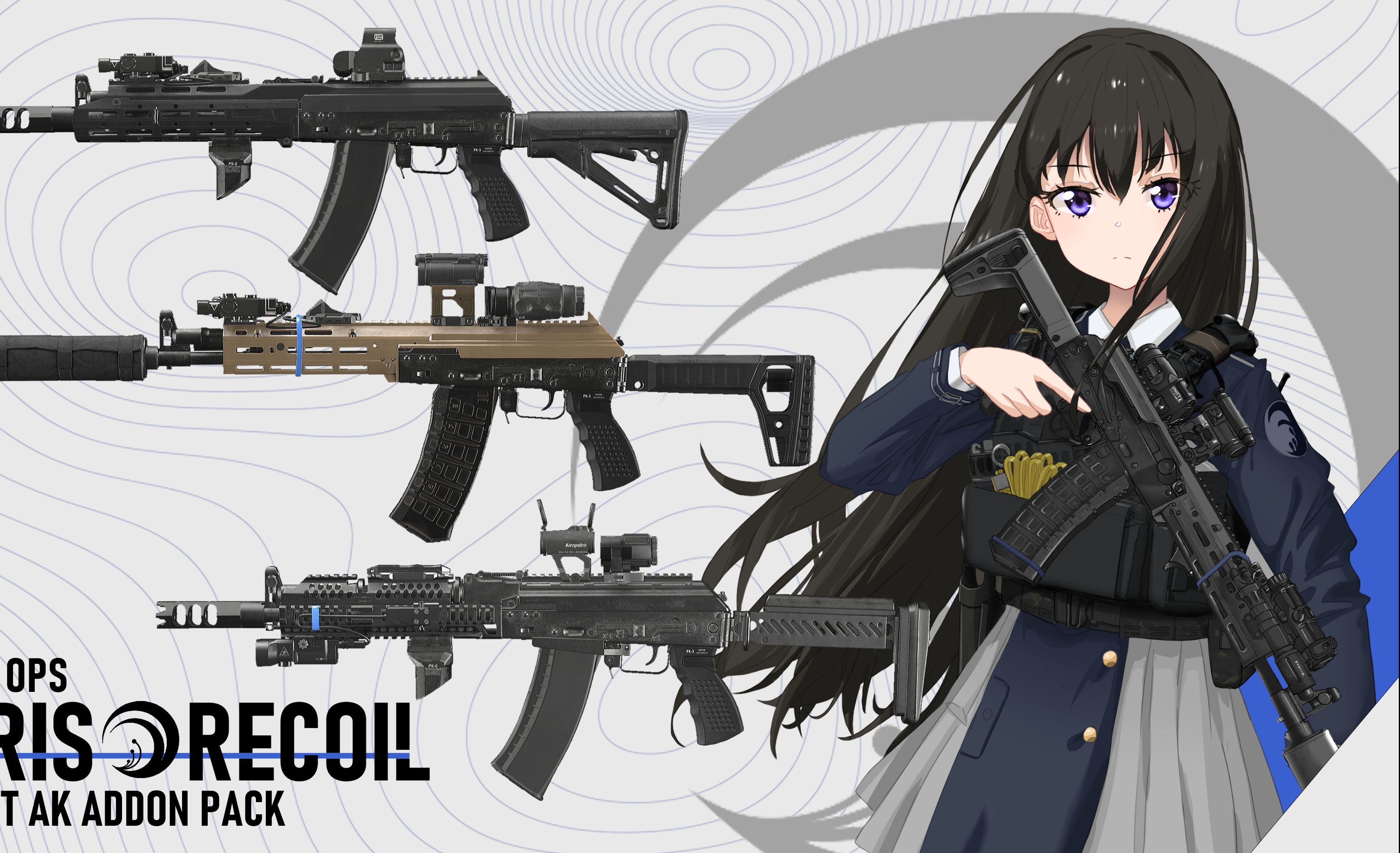 【辐射4】泷奈ak105配件包发布演示